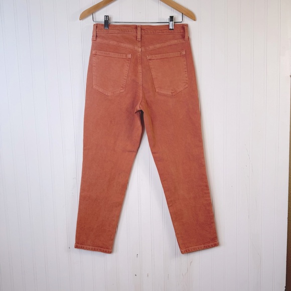 Banana Republic High-Rise Slim Jeans Size 28 Short Rose Quartz Terracotta - Picture 6 of 12